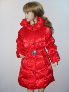 пальто пуховое для девочки
